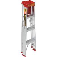 Step Ladder with Paint Tray, 4', Aluminum, 200 lbs. Capacity, Type 3 Southpoint Industrial Supply