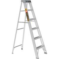 Step Ladder, 6', Aluminum, 225 lbs. Capacity, Type 2 Southpoint Industrial Supply
