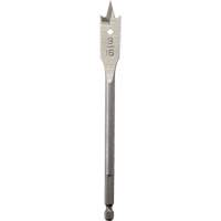 Flat Boring Bit, 9/16" Diameter, 1/4" Hex Shank, 6" Length Southpoint Industrial Supply