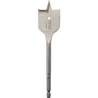 Flat Boring Bit, 1-3/8" Diameter, 1/4" Hex Shank, 6-3/4" Length Southpoint Industrial Supply