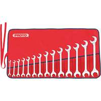 Full Polish Angle Wrench Set, Open-Ended, 14 Pieces, Imperial VM206 | Southpoint Industrial Supply