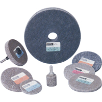 Meule homog&egrave;ne &agrave; faible densit&eacute; de s&eacute;rie 500 Standard Abrasives, 3" x 1/4", Arbre de 1/4", Grain de Moyen, Oxyde d'aluminium Southpoint Industrial Supply