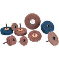 Meule Buff & Blend Standard Abrasives, 3" dia. x 1/4" la, Arbre 1/4", Oxyde d'aluminium Southpoint Industrial Supply