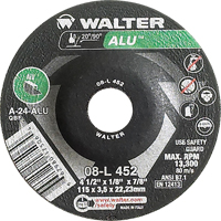 Depressed Centre Grinding Wheels - Aluminium Type 27, 4-1/2" x 1/8", 7/8" Arbor, Type 27 Southpoint Industrial Supply