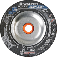 Depressed Centre Grinding Wheels - Stainless Type 27, 4-1/2" x 1/8", 5/8"-11 Arbor, Type 27S Southpoint Industrial Supply
