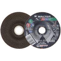 FLEXCUT Grinding Wheel, 5", 36 Grit, Aluminum Oxide, 7/8", 12200 RPM, Type 29 Southpoint Industrial Supply