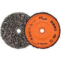 FX™ Cleaning Cup Disc, 5" Dia., Aluminum Oxide VV828 | Southpoint Industrial Supply