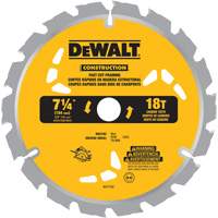 Fast Cut Framing Carbide-Tipped Saw Blade, 7-1/4", 18 Teeth, Wood Use WP534 | Southpoint Industrial Supply