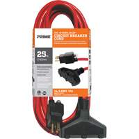 Cordon rallonge en vinyle, Ext&eacute;rieur, SJTW, AWG 14/3, 15 A, 3 prise(s), 25' Southpoint Industrial Supply