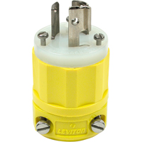 2-Pole 3-Wire Grounding Locking Plug, Nylon, 15 Amps, 250 V, L6-15P Southpoint Industrial Supply