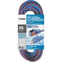 Cordon rallonge Arctic Blue, Toutes saisons, SJEOW, AWG 14/3, 15 A, 25' Southpoint Industrial Supply