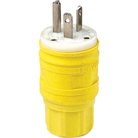 Pris &agrave; lames droites &eacute;tanche Wetguard, Plastique, 20 A, 250 V Southpoint Industrial Supply