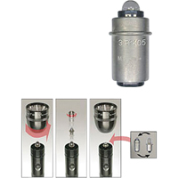 Mini&reg; Flashlights, LED, 97 Lumens, AA Batteries Southpoint Industrial Supply