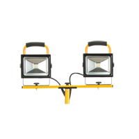 Twin-Head Work Light, LED, 40 W, 4800 Lumens, Aluminum Housing Southpoint Industrial Supply