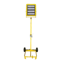 Chariot d'&eacute;clairage &agrave; t&ecirc;te unique avec treuil, DEL, 200 W, 30000 lumens, Boîtier en Aluminium Southpoint Industrial Supply