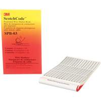 ScotchCode™ Pre-Printed Wire Marker Book XH305 | Southpoint Industrial Supply