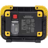 Portable Work Light, LED, 10 W, 1000 Lumens, Plastic Housing Southpoint Industrial Supply