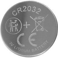 CR2032 Lithium Battery, 3 V Southpoint Industrial Supply