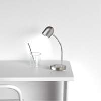 Lampe de table en m&eacute;tal, 5 W, DEL, Col 14", Chrome satin&eacute; Southpoint Industrial Supply