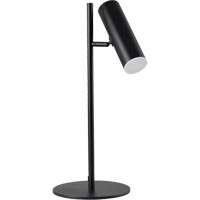 Lampe de table en m&eacute;tal avec diffuseur acrylique FR, 6 W, DEL, Col 19-3/4", Noir Southpoint Industrial Supply