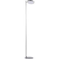 Lampe sur pied en chrome satin&eacute; avec base en m&eacute;tal Southpoint Industrial Supply