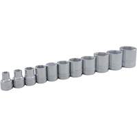 SAE Socket Set, 11 Pcs, 3/8" Drive Size Southpoint Industrial Supply