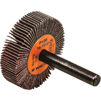Coolcut™ Flap Wheel, Aluminum Oxide, 120 Grit, 1-1/2" x 3/8" x 1/4" YC402 | Southpoint Industrial Supply